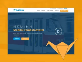 Kariérny web pre firmy Daikin