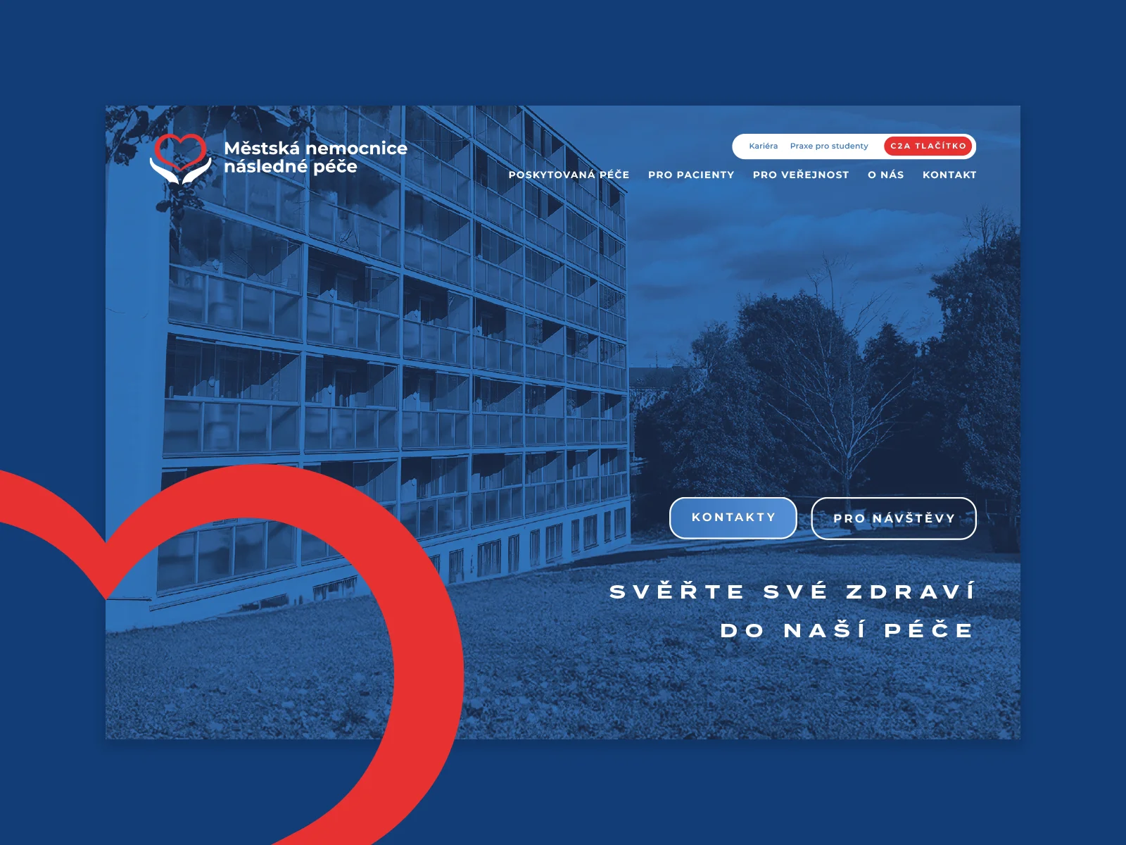 Web pre mestskú nemocnicu MNNP