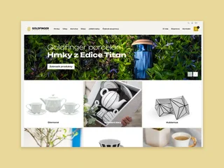 Tvorba eshopu pre firmu Goldfinger Porcelán