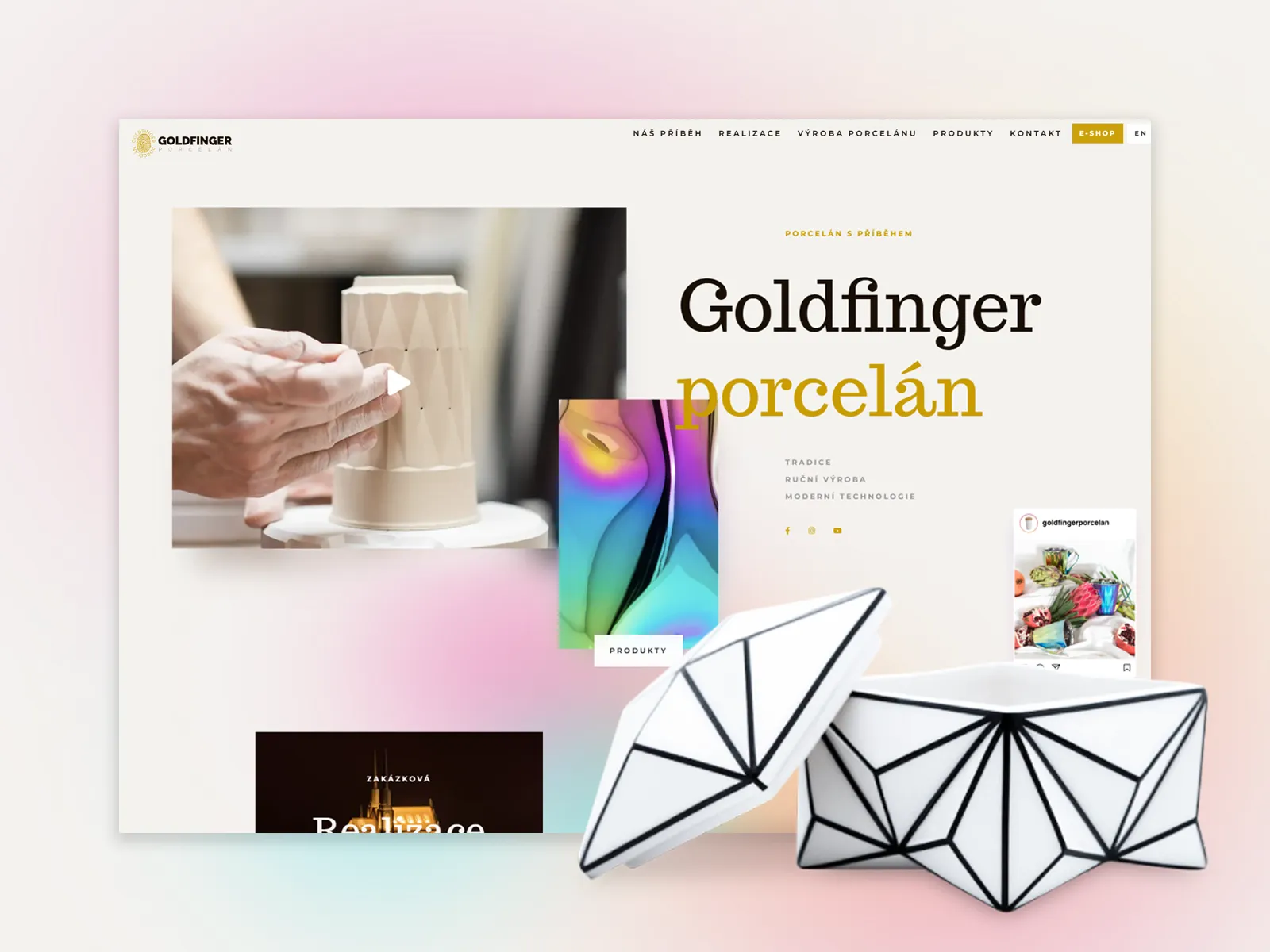 Redizajn modernizácia webu Goldfinger