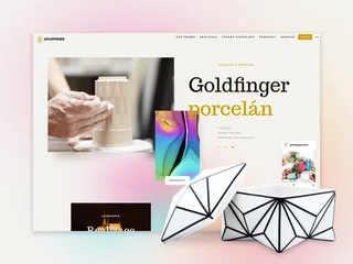 Redizajn modernizácia webu Goldfinger